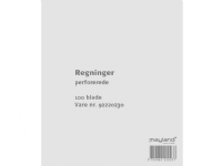 Regningsblok 100bl 126x148mm 92 2202 30 - (10 stk.)