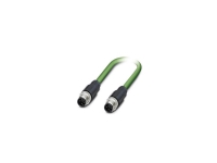 M12 Netværk Tilslutningskabel Phoenix Contact CAT 5, CAT 5e SF/UTP 2 m Grøn