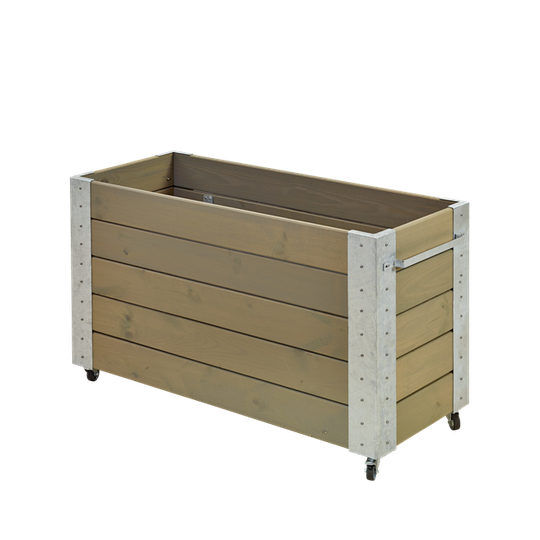 Plus Cubic blomsterkasse - 18262-18 Gråbrun