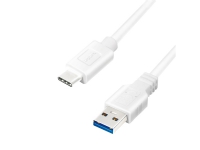 LogiLink CU0173, 0,5 m, USB A, USB C, USB 3.2 Gen 1 (3.1 Gen 1), 5000 Mbit/s, Hvid