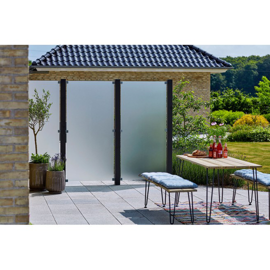 Plus Glashegn frosted 90X180 cm