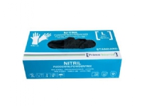 Engangshandske Prime Source STANDARD str. L uden pudder Nitril AQL 1.5 sort - (150 stk.)