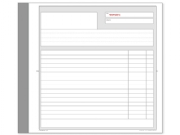 Triplikatbog 148x200mm m/3x50 blade - (10 stk.)