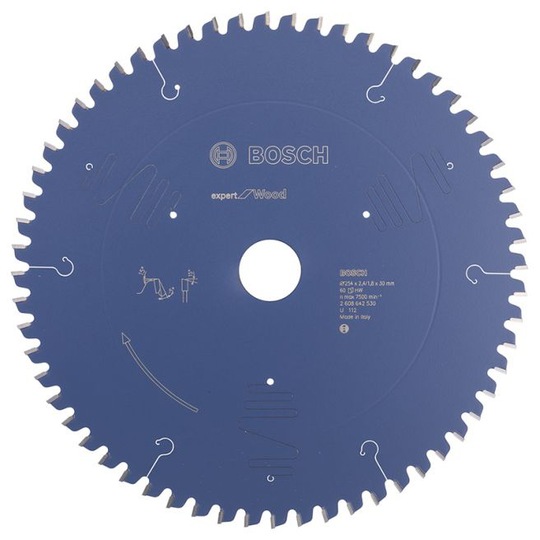 Bosch Rundsavsklinge 254x2,4x30mm 60t Exp Wood - 2608642530