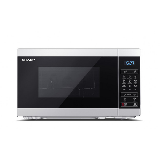 Sharp YC-MG02E-S mikrobølgeovn Kombination mikroovn 20 L 800 W Sort, Stål
