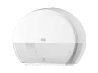 Dispenser Toiletpapir Tork T2 Jumbo Mini Plast Hvid,1 Stk/krt
