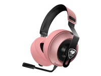 COUGAR Phontum Essential - Headset - fuld størrelse - kabling - 3,5 mm jackstik - Rosa