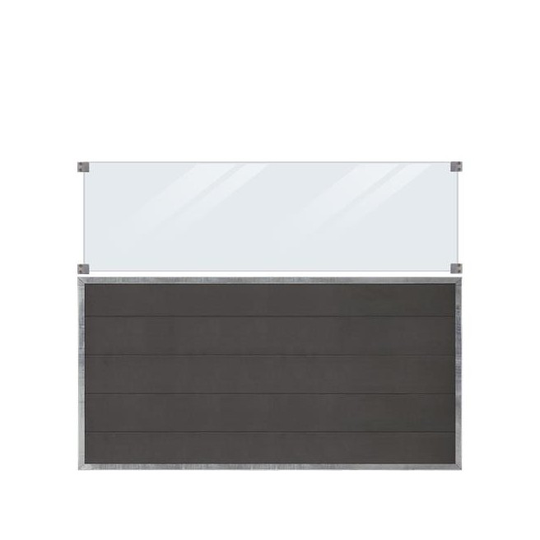 Plus Futura Komposit hegn m/glas 180x144cm 175361-1
