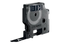 Labeltape DYMO® D1 Durable hvid på sort 12mm x 3m