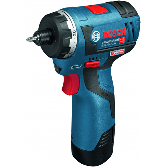 Bosch Akkuskruetrækker Gsr 12V-20 Hx 2x2a Lbox - 06019D4100
