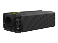 Green Cell - DC til AC inverter - DC 12 V - 2000 Watt - sort