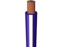 Monteringsledning, halogenfri 1X1,5 mm² H07Z-K blå/hvid 450/750V spole, ledningsdiameter 3,4 mm - (100 meter)