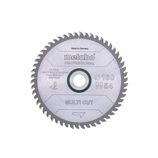Metabo 4007430176448 - 628077000 Rundsavklinge multi cut, kvalitet professional, til håndrundsav
