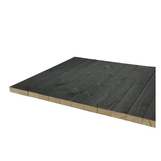 2" Ru - Sort RAL 9005 22x45 Færdigmalet Træbeklædning