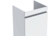 Geberit Renova plan vaskeskab - 435x345x660mm 1låge blankpoleret hvid, lakeret