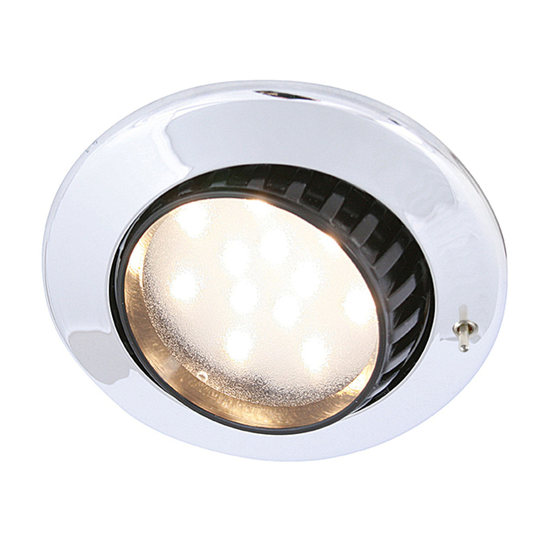 Comet 10-smd, krom med afbryder