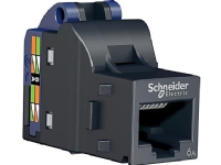 Actassi datastik RJ45 Cat 6A S1 UTP til dataudtag og patchpanel Godkendt til 4PPoE, 1 stk