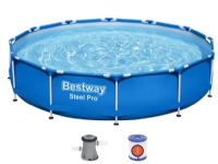 Bestway Steel Pro Frame Pool 366 x 76 cm m/pumpe