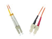 MicroConnect - Netværkskabel - LC/PC multimodus (han) til SC/PC multimodus (han) - 5 m. - fiberoptik - 50 / 125 my - OM3