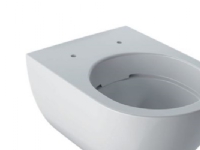 Geberit Acanto væghængt - toilet, skjult montering, Rimfree: T=51cm, KeraTect / Hvid
