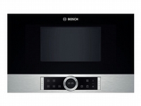 Bosch Serie | 8 BFL634GS1 - Mikrobølgeovn - til indbygning - 21 liter - 900 W - rustfrit stål