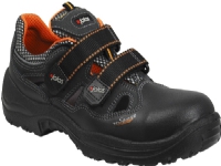 Ejendals JALAS 3400A MONZA SPORT, Safety shoes, Sort, Orange, EUE, Imiteret læder, Tekstil