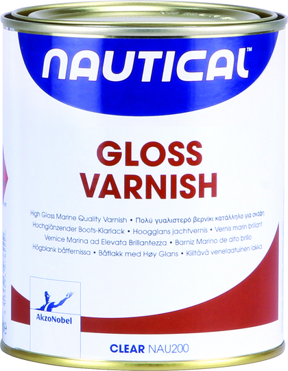 Naut gloss varnish/klar lak 2,5 l