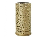 Lysestage Bliss Ø75x140 mm Metal Guld,4 pk x 1 stk/krt