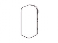 Endestykke venstre SL 20051 M 5554 perlehvid