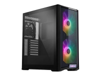 Lian Li Lancool 215 - Tower - udvidet ATX - sidepanel med vindue (hærdet glas) - ingen strømforsyning - sort - USB/Lyd