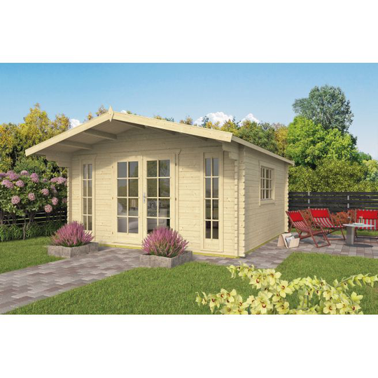 Youngstown Bjælkehytte - 44 mm - 400783N - 18,49 m²