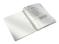 Notesbog Leitz wow PP A4 linjeret blå