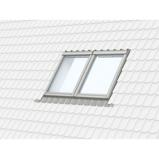 Velux Inddækningspakke Prof Tagm B＝ 18 Mm, M. Bdx Og Dækskinne - EBW MK06 4021B