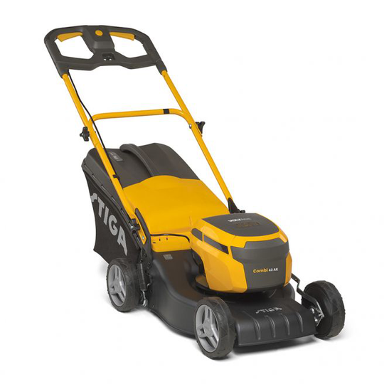 Stiga Combi 43 AE 80V - Akku Plæneklipper inkl. 4,0 batteri