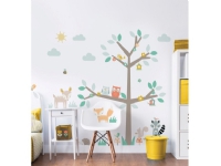 Skov træ og venner Kæmpe Figur Wallsticker