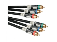 ICIDU V-707471, 1,8 m, 3 x RCA, 3 x RCA, Sort, Hanstik/Hanstik, 1 stk