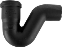 PURUS p-vandlås Ø 75 mm sort PP