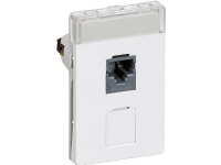 LK FUGA Dataudtag for 1x RJ45 Krone-LSA UTP, 112 modul, hvid