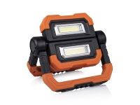 Smartwares FCL-76013, 10 W, LED, 2 pære(r ), 5000 mAh, Sort, Orange, Fritstående arbejdslys