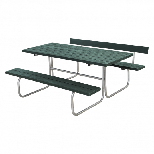 Plus Classic Bord/Bænkesæt m/1 ryglæn - 177 cm - ReTex - Grøn - 185871-31