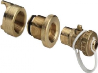 VIEGA Trykprøvestuds 15mm af messing, med KFE-hane
