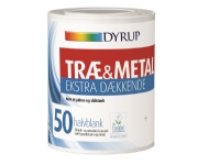 DYRUP TRÆ & METAL 50 - EKSTRA DÆKKENDE - SORT - 0,75L