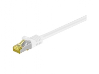 MicroConnect - Netværkskabel - RJ-45 (han) til RJ-45 (han) - 1 m - SFTP, PiMF - CAT 7 - halogenfri, knastfri - hvid