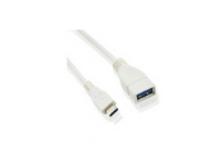MICROCONNECT USB 3.1 C han til USB 3.0 A hun adapter, farve: sort