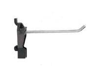 raaco CLIP 1, Passiv holder, Indendørs, Sort, Rustfrit stål
