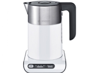Bosch Styline TWK8611P - Kedel - 1.5 liter - 2.4 kW - hvid/rustfrit stål