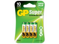GP Batteries Super Alkaline AAA batteri, 24A/LR03, 4 stk
