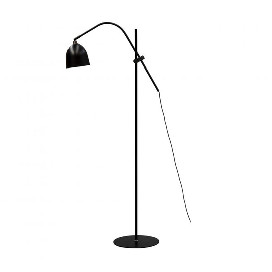 Dyberg Larsen Easton Gulv Lampe - sort/sort tube - 9015