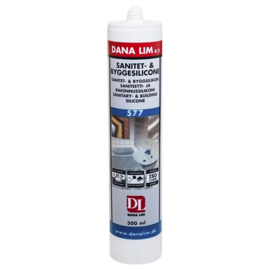 Dana Sanitet- & Byggesilicone - Silkegrå