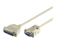 MicroConnect - Serielt kabel - DB-25 (han) til DB-9 (hun) - 25 cm